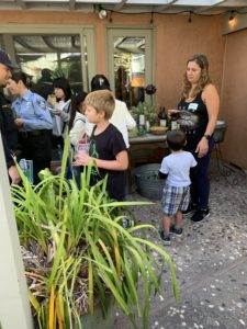 Justine Clifford watching children